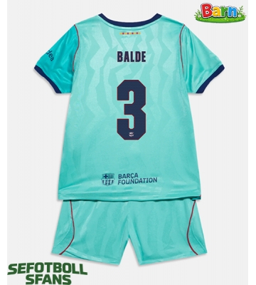 Barcelona Alejandro Balde #3 Tredjeställ Barn 2026-27 Kortärmad (+ Korta byxor)